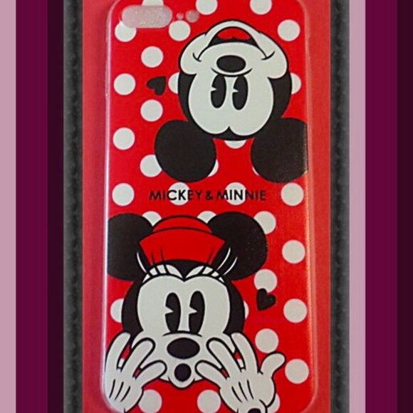 Iphone 7 Plus Silicone Case Minnie & Mickey Theme For Kids (Girl) Gift - Picture 1 of 1